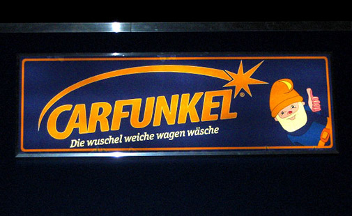 Leuchtwerbung, Leuchtkästen, beleuchtete Schilder, LED-Beleuchtung
